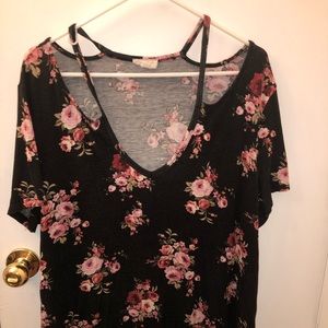 Floral Short Sleeve Top